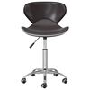 vidaXL Swivel Dining Chairs 6 pcs Brown Faux Leather