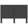 vidaXL Headboard Dark Grey Fabric 140x200 cm