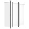 vidaXL 6-Panel Room Divider White 300x200 cm Fabric