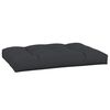 vidaXL Pallet Cushion Black 120x80x12 cm Fabric