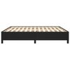 vidaXL Bed Frame without Mattress Black 180x200 cm Super King Faux Leather