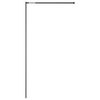 vidaXL Walk-in Shower Screen Clear Tempered Glass 140x195 cm