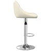 vidaXL Bar Stool Cream Velvet