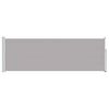 vidaXL Patio Retractable Side Awning 100x300 cm Grey