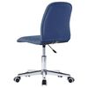 vidaXL Dining Chairs 2 pcs Blue Fabric