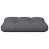 vidaXL Pallet Cushion Anthracite 50x40x12 cm Fabric
