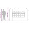 vidaXL Party Tent Sidewall 2 pcs with Window PE White
