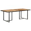 vidaXL Dining Table 200 cm Rough Mango Wood