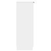 vidaXL Shoe Cabinet White 59x35x100.5 cm Engineered Wood