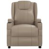 vidaXL Massage Chair Cappuccino Faux Leather