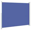 vidaXL Patio Retractable Side Awning 220x300 cm Blue