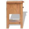 vidaXL Nightstand 36x30x47 cm Solid Oak Wood