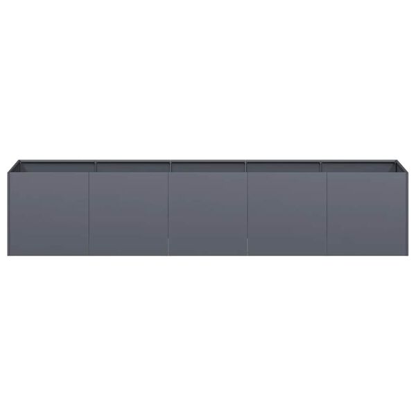 vidaXL Planter Anthracite 200x40x40 cm Cold-rolled Steel