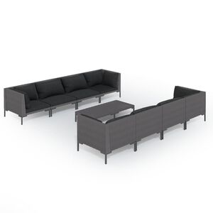 vidaXL Garden Lounge Set | Dark Grey