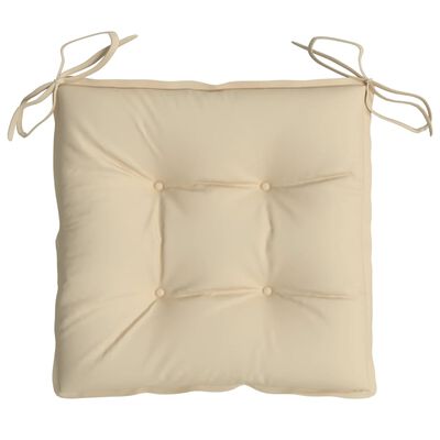 vidaXL Pallet Cushions 2pcs Beige 50x50x7 cm Oxford Fabric