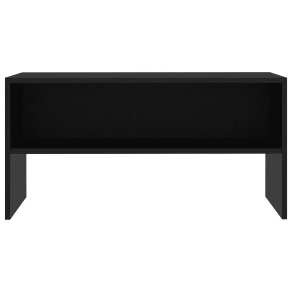 vidaXL TV Cabinet Black 80x40x40 cm Engineered Wood