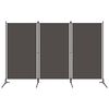 vidaXL 3-Panel Room Divider Anthracite 260x180 cm