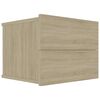 vidaXL Bedside Cabinets 2 pcs Sonoma Oak 40x30x30 cm Engineered Wood