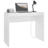 vidaXL Desk High Gloss White 90x40x72 cm Engineered Wood