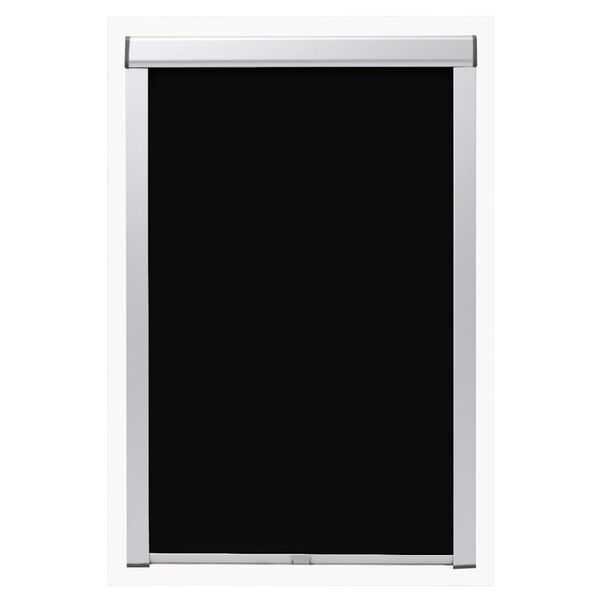 vidaXL Blackout Roller Blind Black FK06