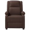 vidaXL Recliner Chair Brown Faux Leather