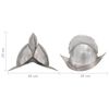 vidaXL Medieval Knight Helmet Antique Replica LARP Silver Steel