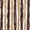 vidaXL Insect Curtain Beige and Light Brown 56x200 cm Chenille