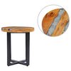 vidaXL Coffee Table | Multicolour | Solid teak wood, Solid mango wood, Polyresin
