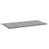 vidaXL Garden Bench Cushion Grey 120x50x3 cm Oxford Fabric