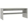 vidaXL Coffee Table Concrete Grey 100x40x40 cm Engineered Wood