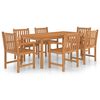 vidaXL Garden Dining Set | Teak | Solid Teak Wood | Large | Durable