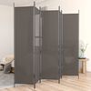 vidaXL 5-Panel Room Divider Anthracite 250x220 cm Fabric