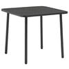 vidaXL Outdoor Table | Dark Grey | E-coated and Powder-Coated Steel