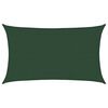 vidaXL Sunshade Sail 160 g/m² Dark Green 5x8 m HDPE