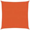 vidaXL Sunshade Sail 160 g/m&sup2; Orange 2.5x2.5 m HDPE