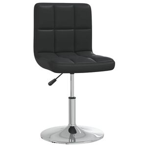 vidaXL Bar Stool Black Faux Leather