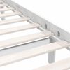 vidaXL Bed Frame without Mattress White Solid Wood 200x200 cm