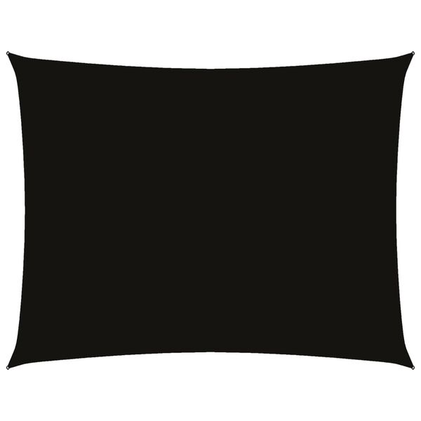vidaXL Sunshade Sail Oxford Fabric Rectangular 2x3.5 m Black