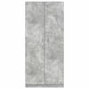 vidaXL Wardrobe Concrete Grey 90x52x200 cm Engineered Wood