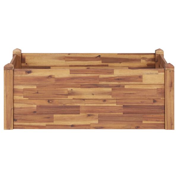 vidaXL Garden Raised Bed 110x60x44 cm Solid Acacia Wood