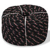 vidaXL Marine Rope Polypropylene 16 mm 250 m Black