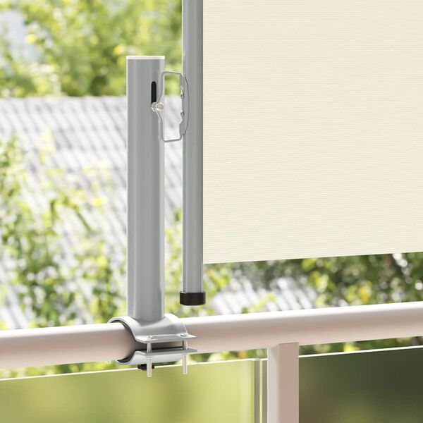 vidaXL Patio Retractable Side Awning 60x300 cm Cream