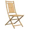 vidaXL Folding Garden Chairs 2 pcs 46x66x99 cm Bamboo