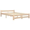 vidaXL Bed Frame without Mattress Solid Pine Wood 140x200 cm