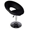 vidaXL Bar Stool Black Faux Leather
