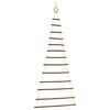vidaXL &nbsp;Hanging Christmas Tree with Top Star 86x180 cm Natural Branch