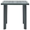 vidaXL Garden Table Green 80x75x72 cm Plastic