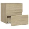 vidaXL Bathroom Furniture Set Sonoma Oak Engineered Wood