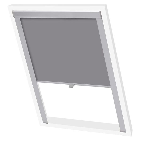 vidaXL Blackout Roller Blinds Grey C04