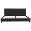 vidaXL Bed Frame without Mattress Black Faux Leather 120x200 cm